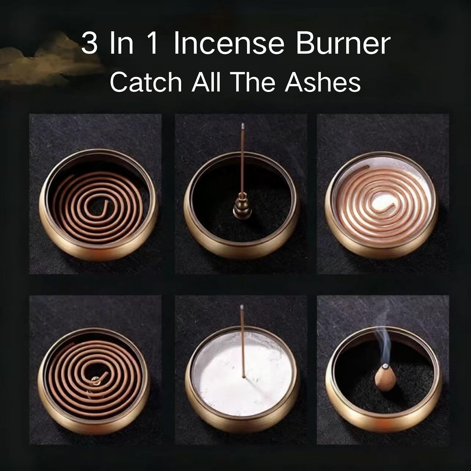 16-Piece Brass Incense Ceremony Set 03