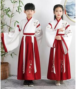 Girls' Traditional Chinese Hanfu Dress | Fairy Princess Floral Costume